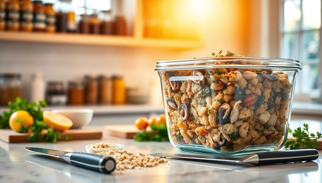 Seafood Stuffing Storage Tips