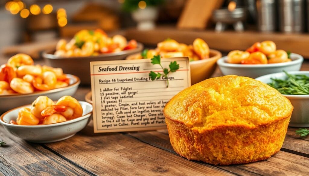 seafood dressing recipes cornbread