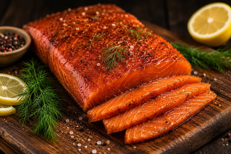 smoked salmon dry brine recipe