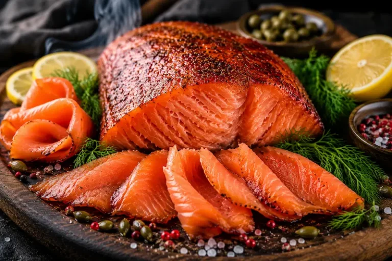 why is my smoked salmon dry juicy smoked salmon with flaky texture and fresh garnishes